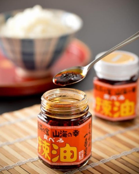 日本【福井縣】山海之幸越前甜蝦蒜香辣油100g