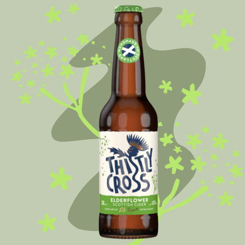 英國 Thistly Cross 【慢工釀製】接骨木花蘋果酒