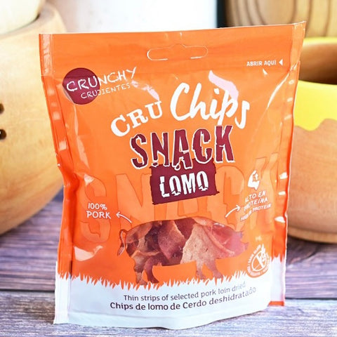 Spanish CRU Chips Pork Loin [Dehydrated Meat Snacks] Pork Loin Crisps