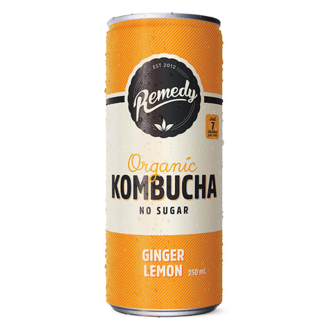 Australian Remedy [natural sugar-free carbonated drink] Kombucha 250ml x 24 cans