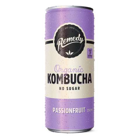 澳洲 Remedy【天然無糖碳酸飲料】康普茶 Kombucha 250ml x 24罐裝