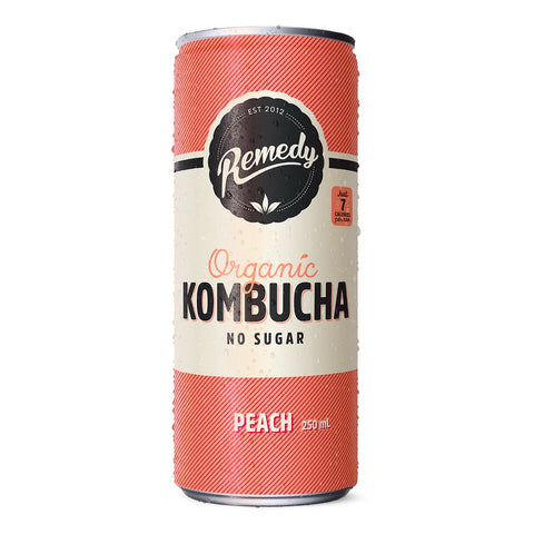 澳洲 Remedy【天然無糖碳酸飲料】康普茶 Kombucha 250ml x 4罐裝